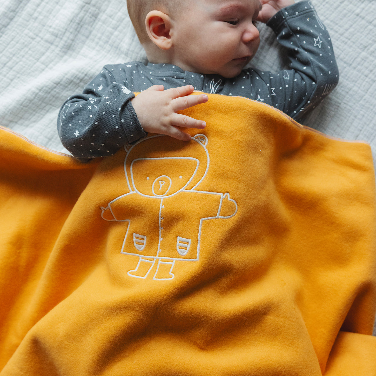 "Teddy" Polar Battaniye - Turuncu