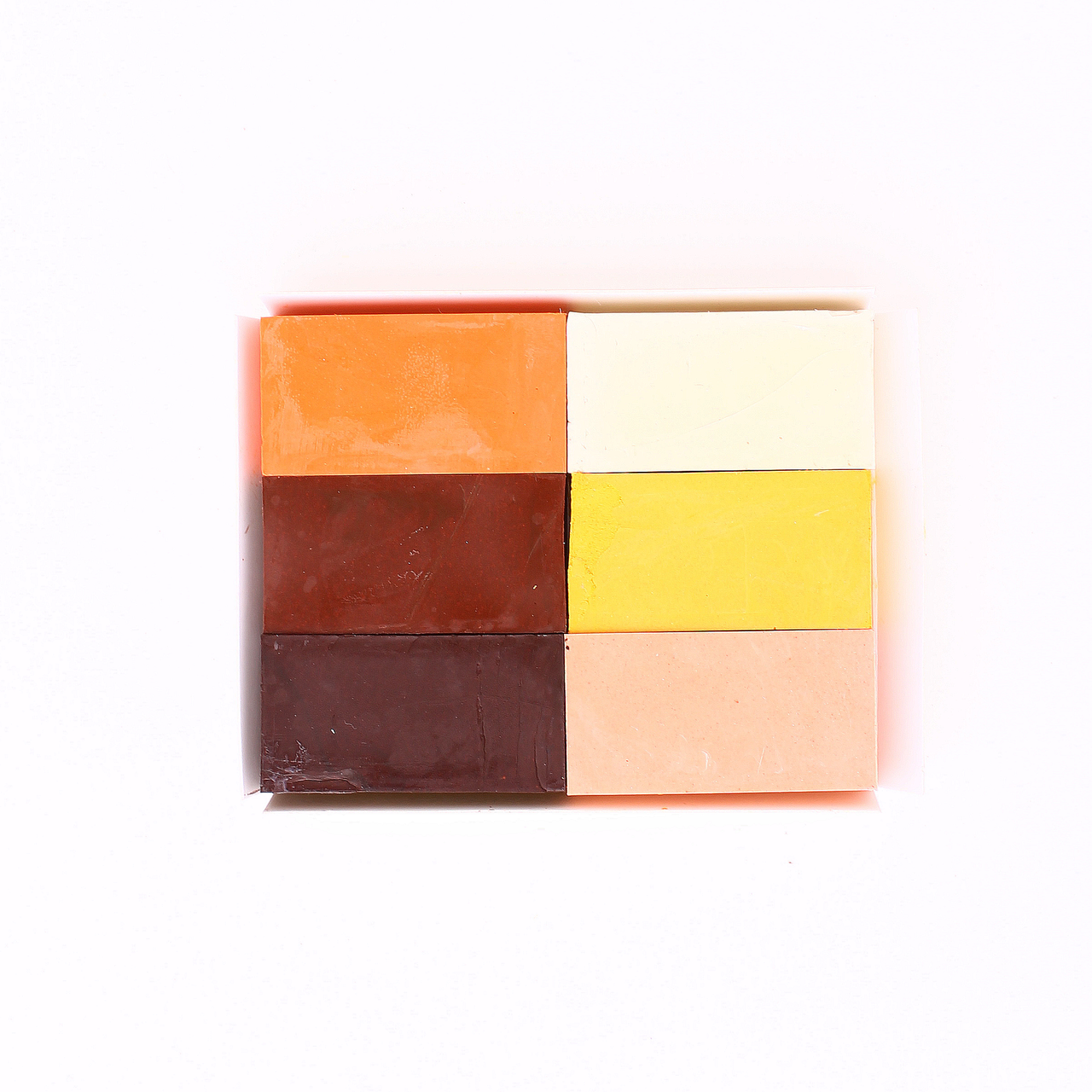 Colorz - Natural Beeswax Skin Colors Block Crayons (6 Blocks)
