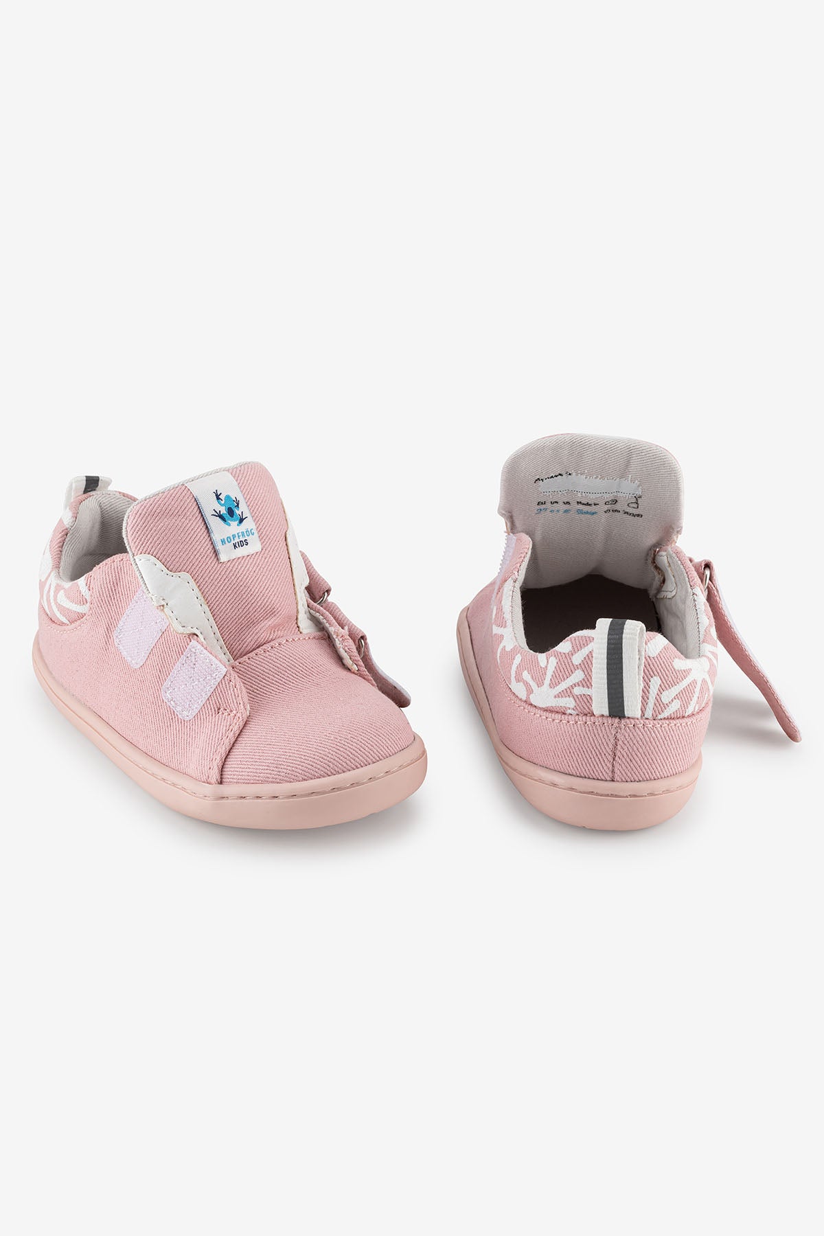 Hopfrög Smart Walker Recycled Canvas Barefoot Sneaker - Eco Pink