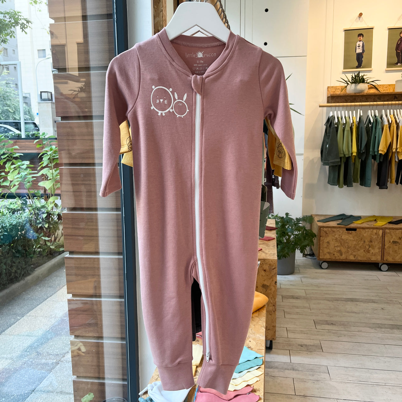 "Zip" Patiksiz Tulum - Gül Kurusu