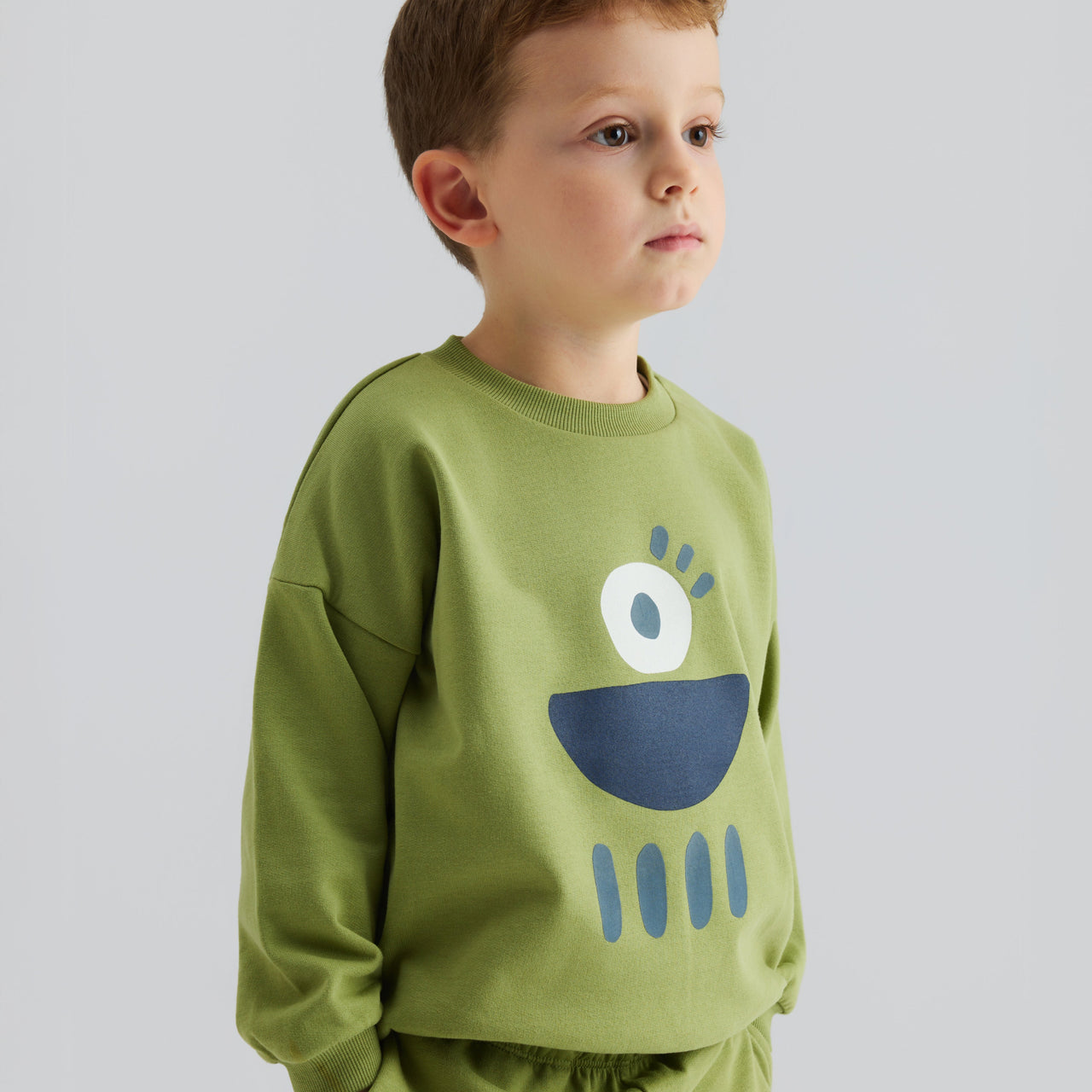 "Grow" Sweatshirt - Yosun Yeşili