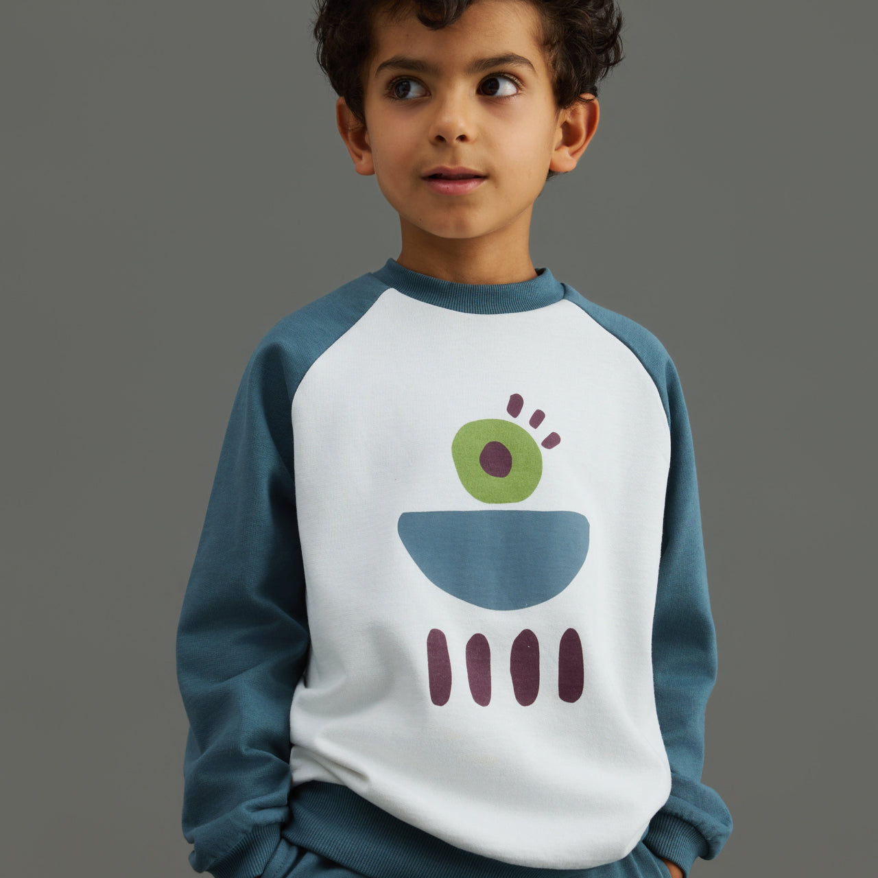 "Reglan" Sweatshirt - Koyu Mavi