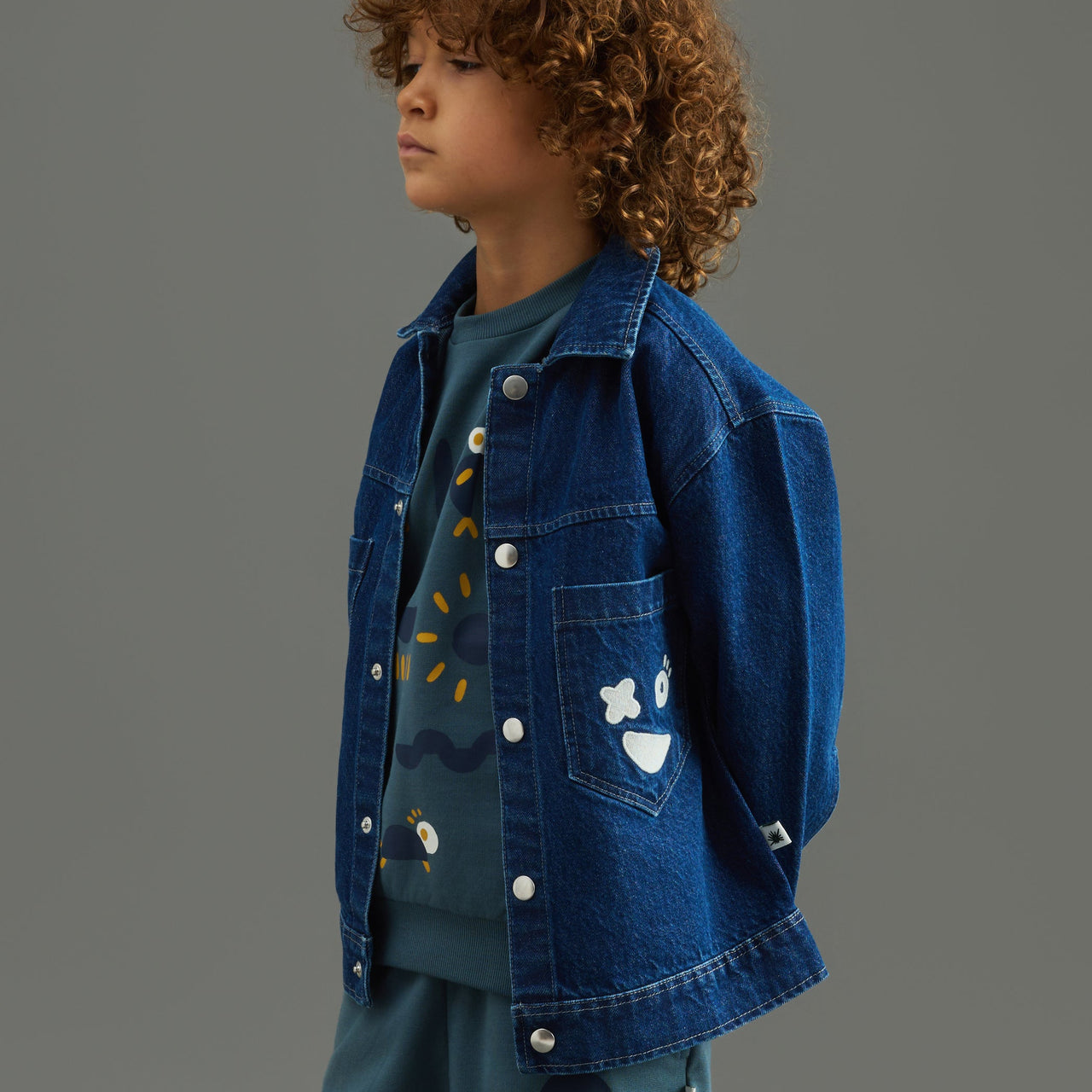 "Street" Denim Ceket - İndigo