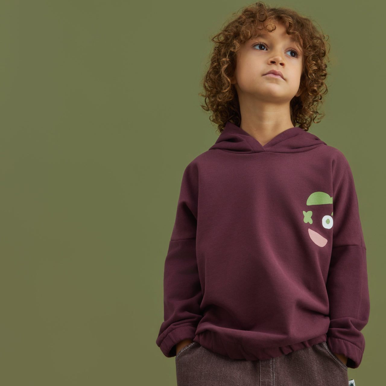 "Hoodie" Sweatshirt - Mürdüm