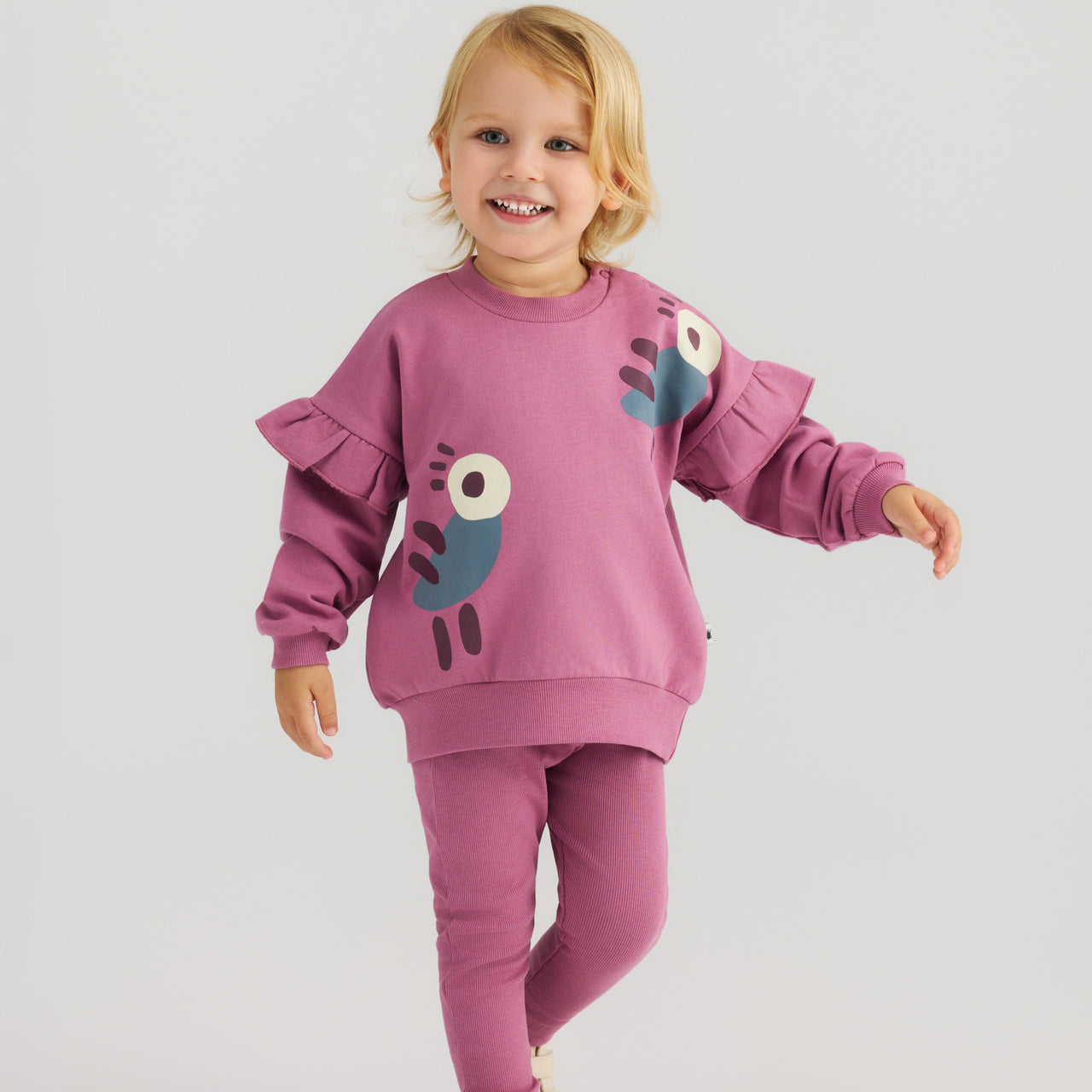 "Simples" Legging - Koyu Pembe