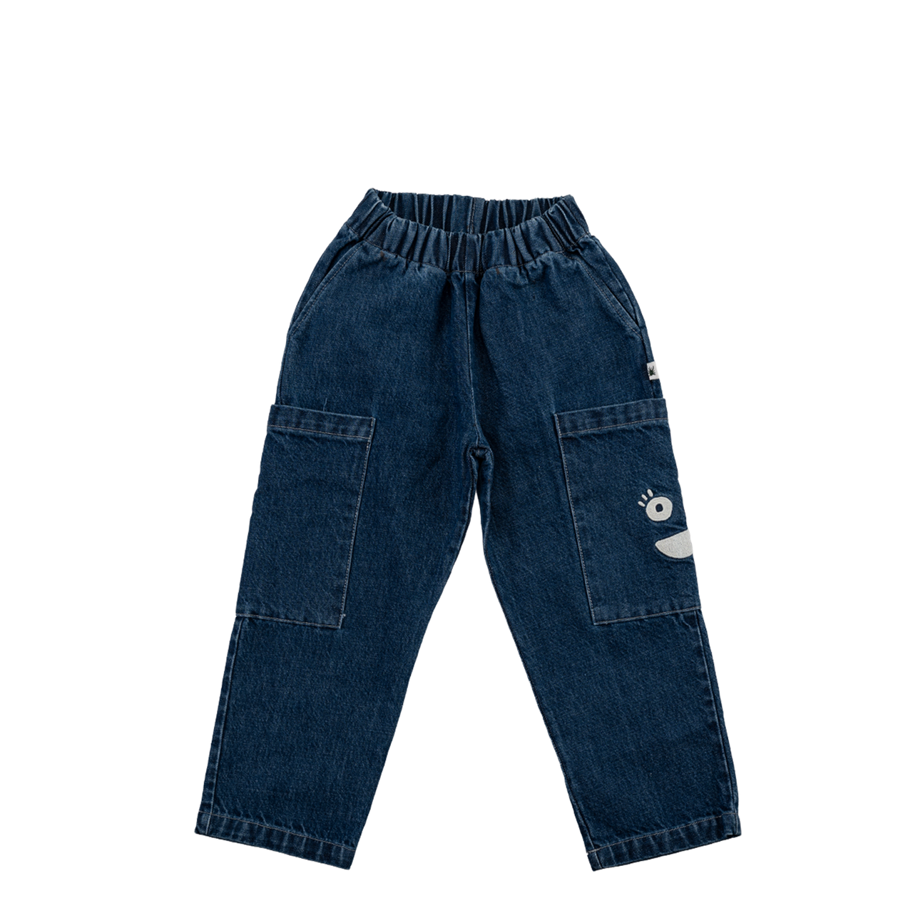 "Cargo" Denim Pantolon - İndigo