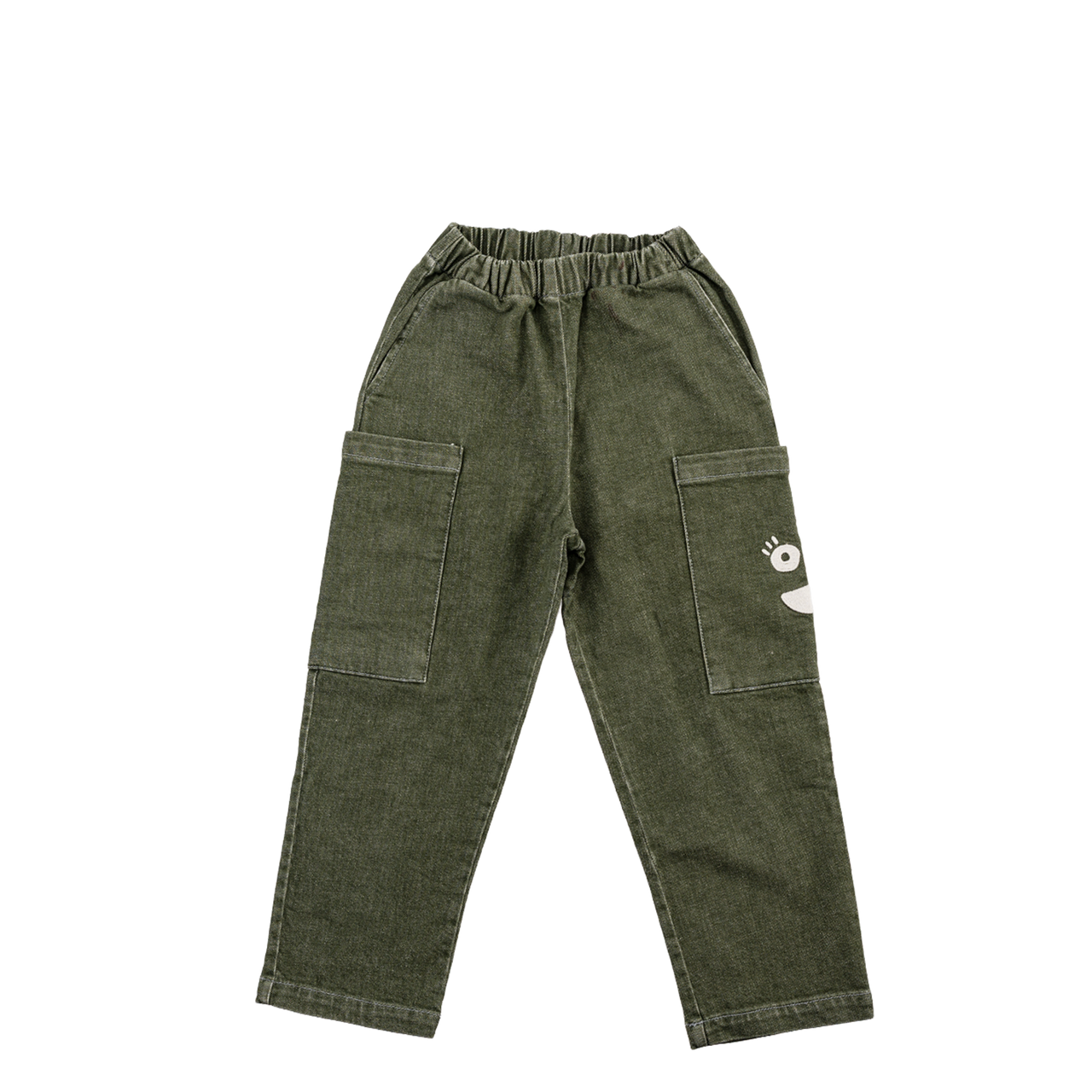 "Cargo" Denim Pantolon - Yeşil