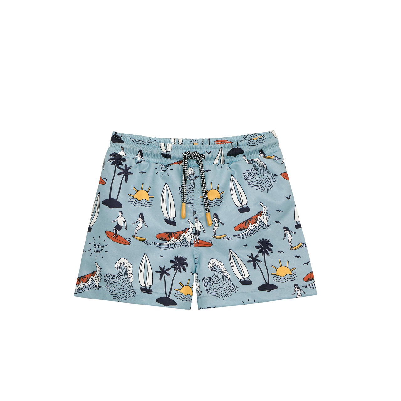 Sand Mother Erkek Çocuk Deniz Şortu - Surfing Time