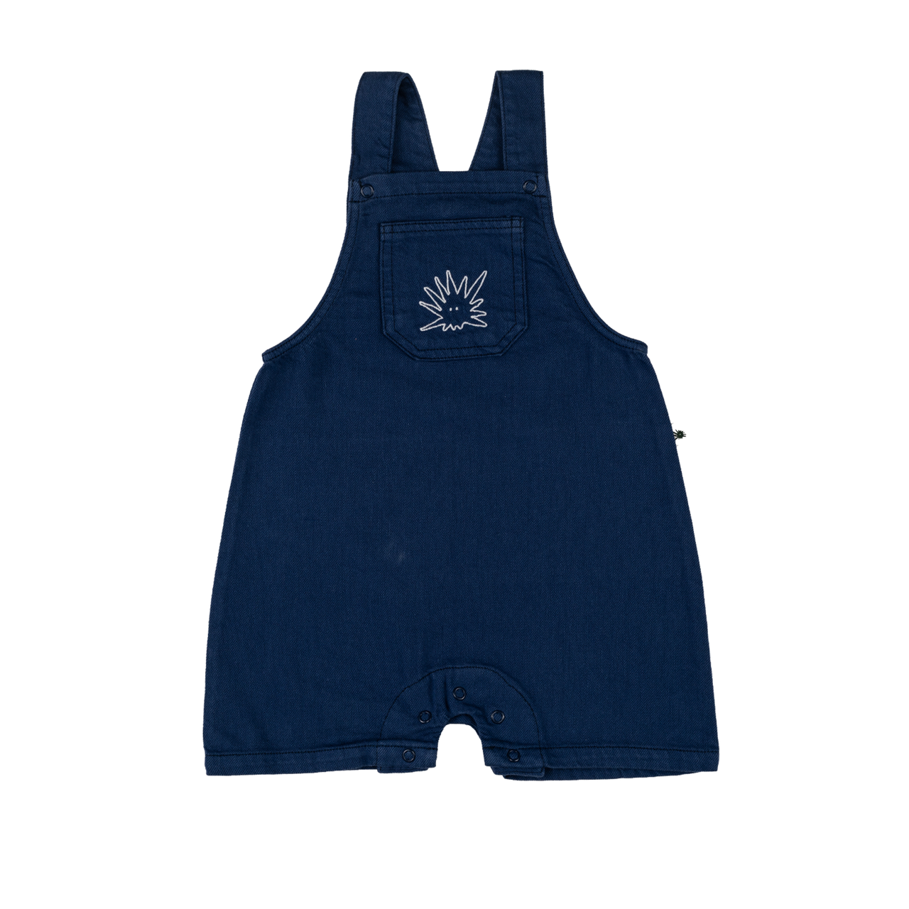 "Garden" Navy Canvas Dungarees