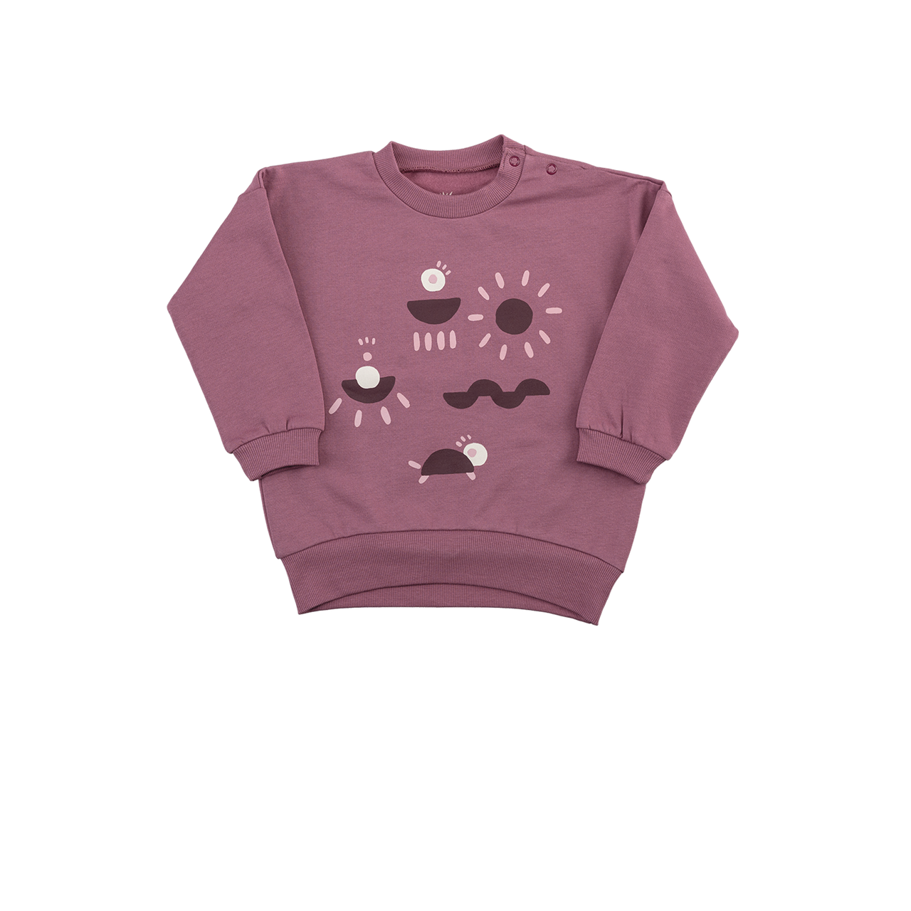 "Grow" Sweatshirt - Koyu Pembe