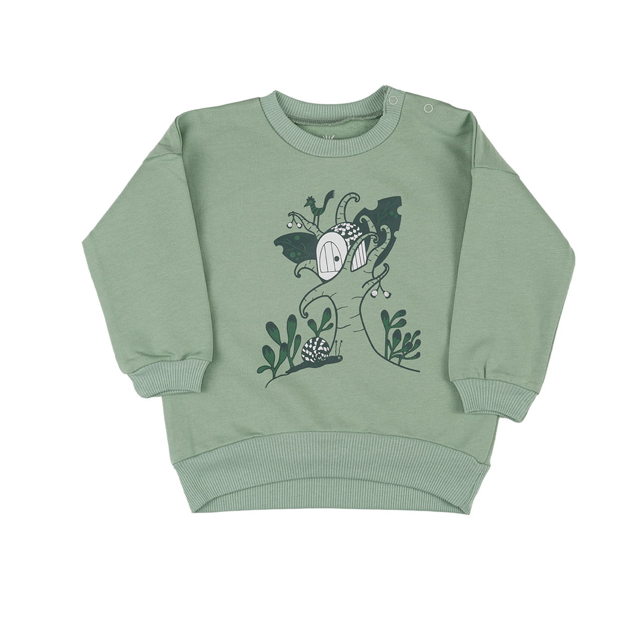 "Grow" Light Sweatshirt - Light Green