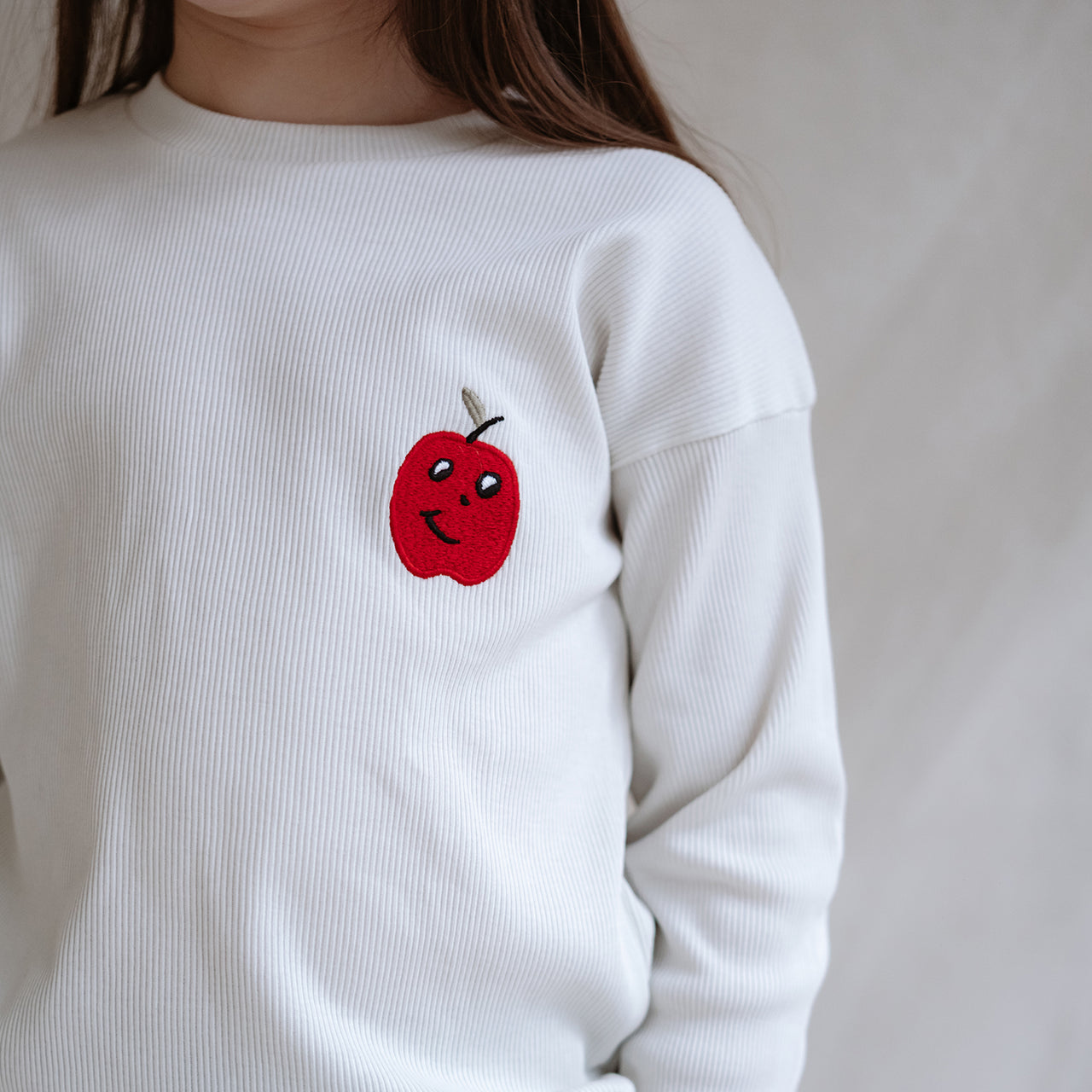 "Simples Grow" Uzun Kollu Üst - Kırık Beyaz