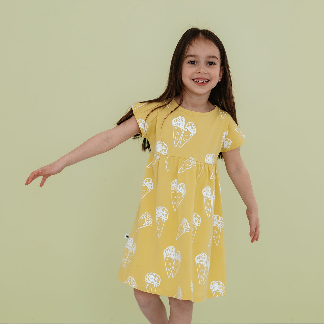 "Marshmallow" Dress - Yellow