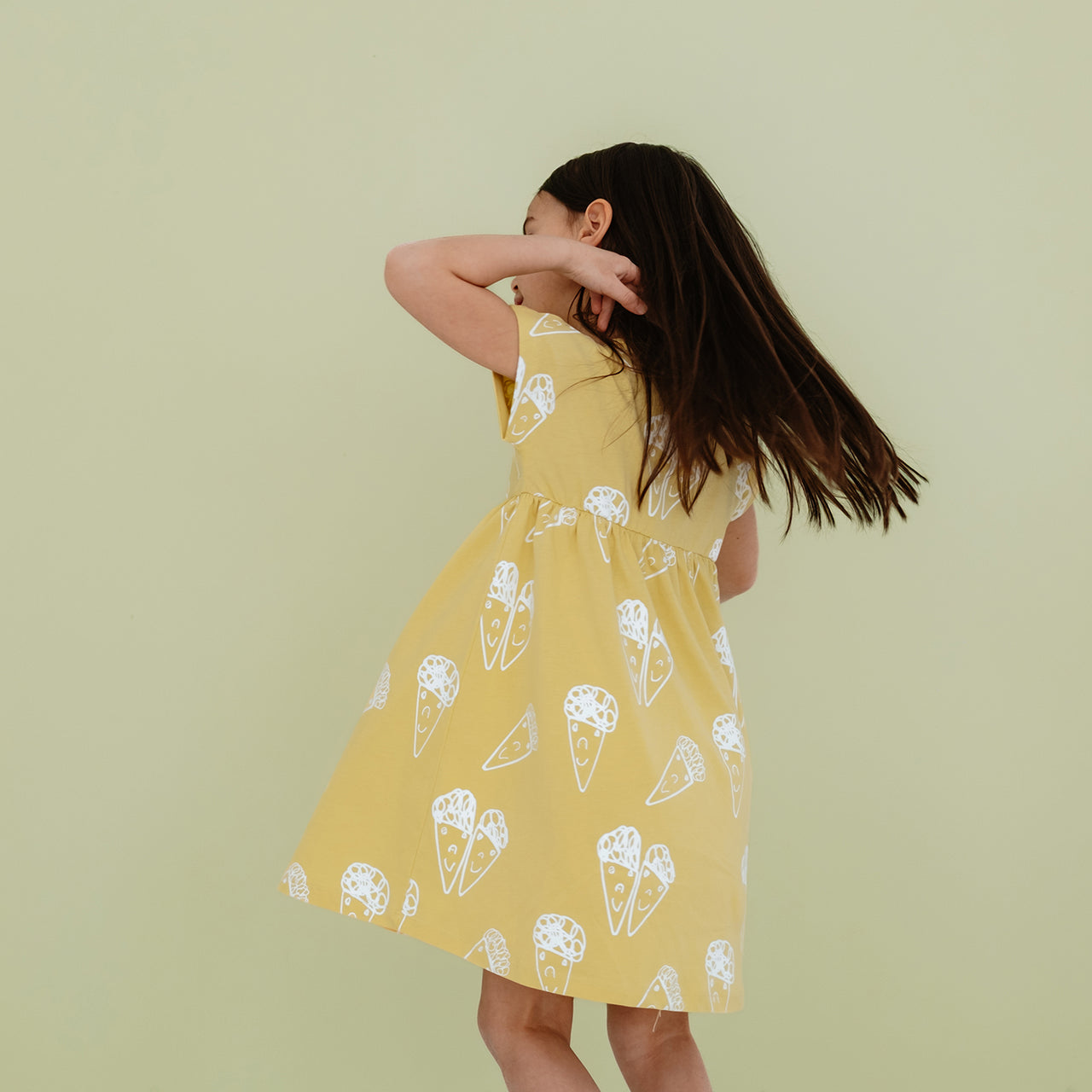 "Marshmallow" Dress - Yellow