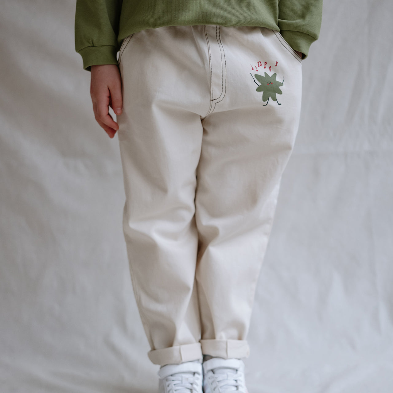 "Slouchy" Ham Kanvas Pantolon