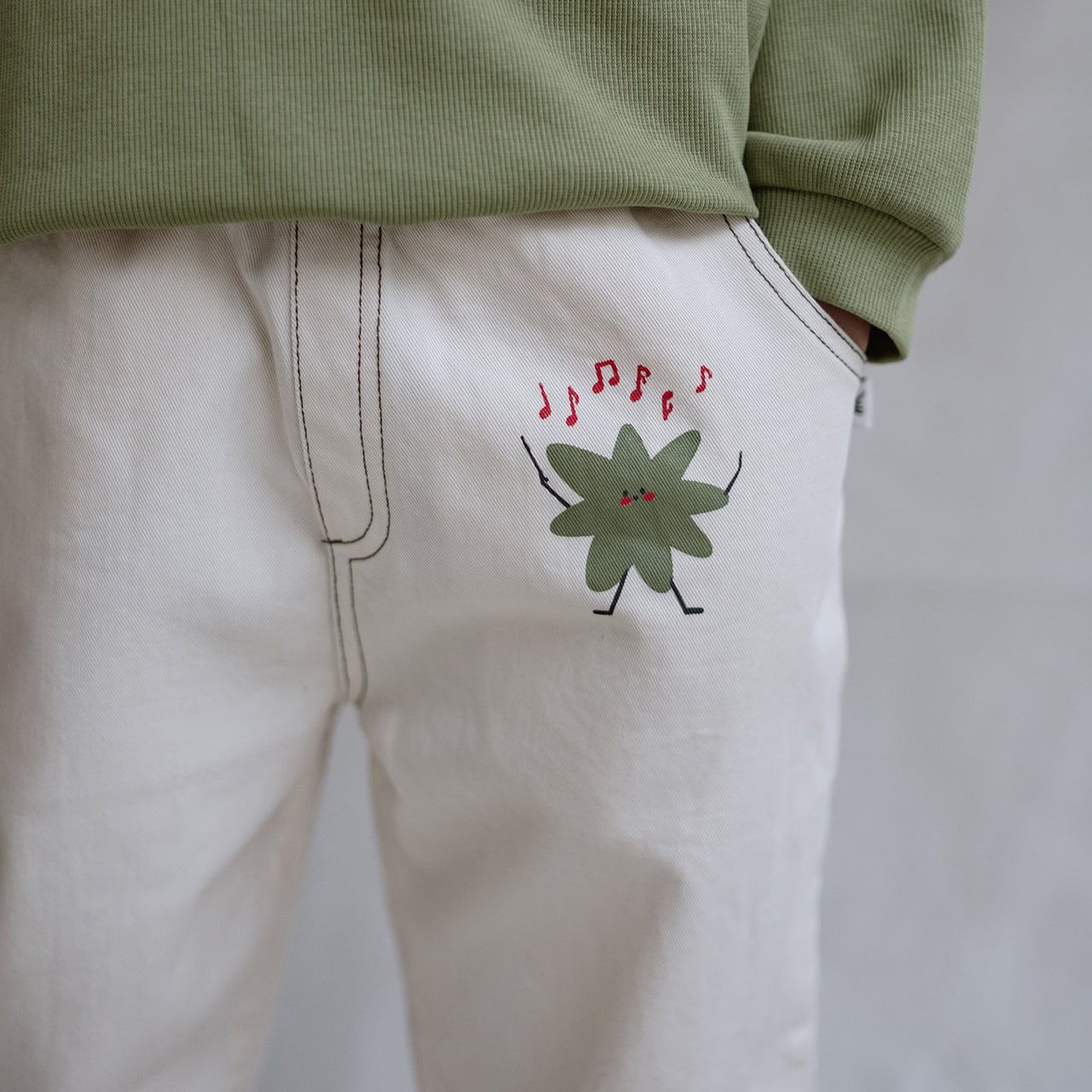 "Slouchy" Ham Kanvas Pantolon