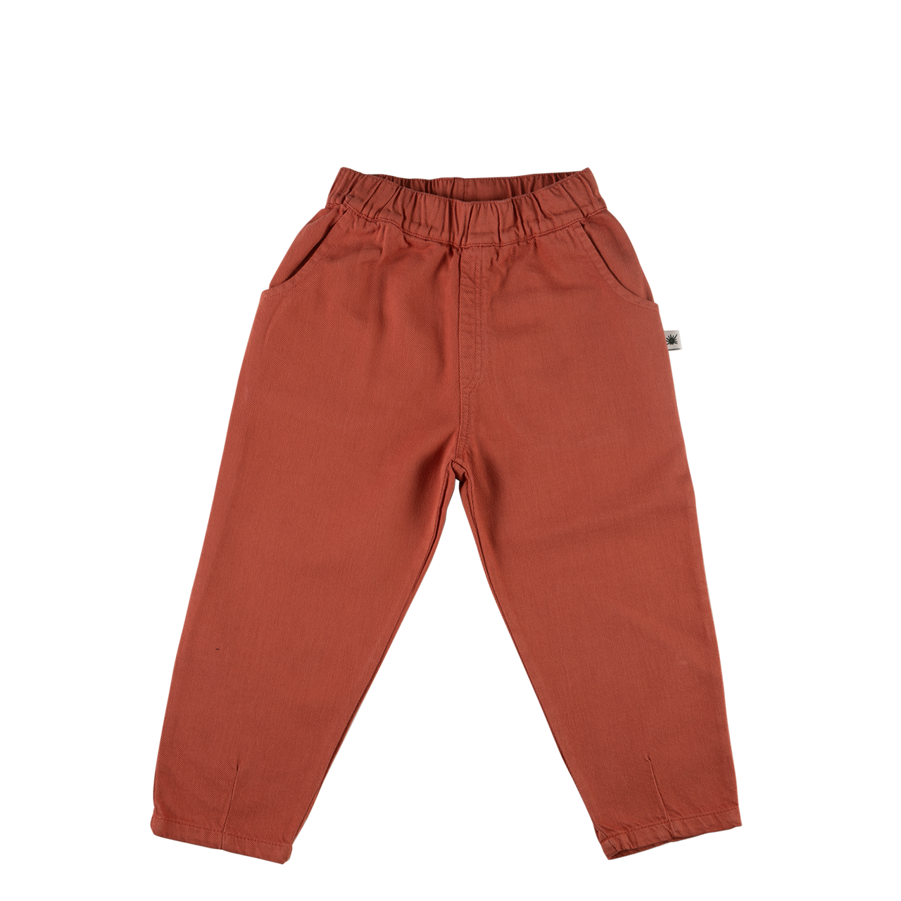 "Slouchy" Kanvas Pantolon - Terracotta