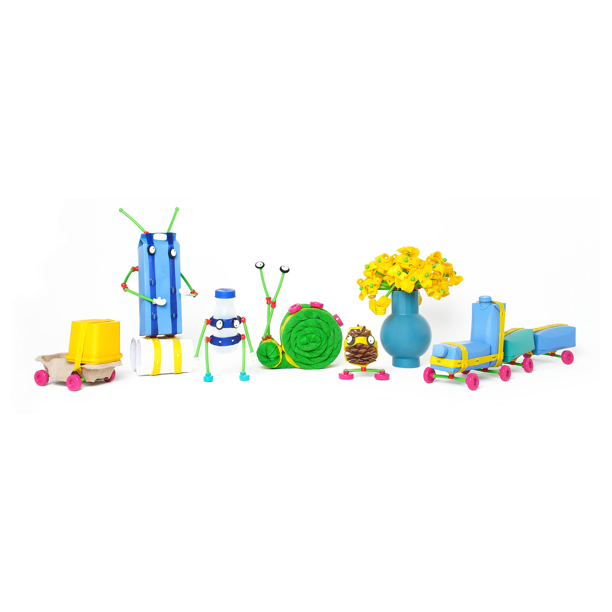 TOYİ Creatures Playful Animal - STEM Seti ve Yaratıcı Yapı Oyuncakları