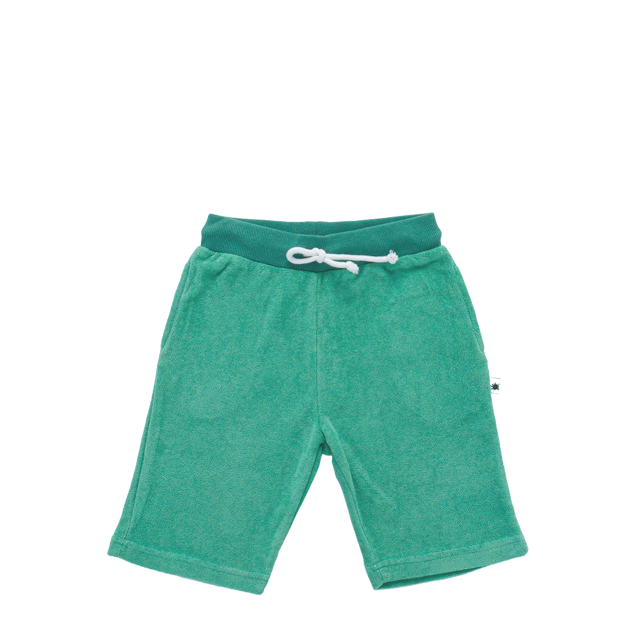 "Bermuda" Terry Towel Shorts - Green