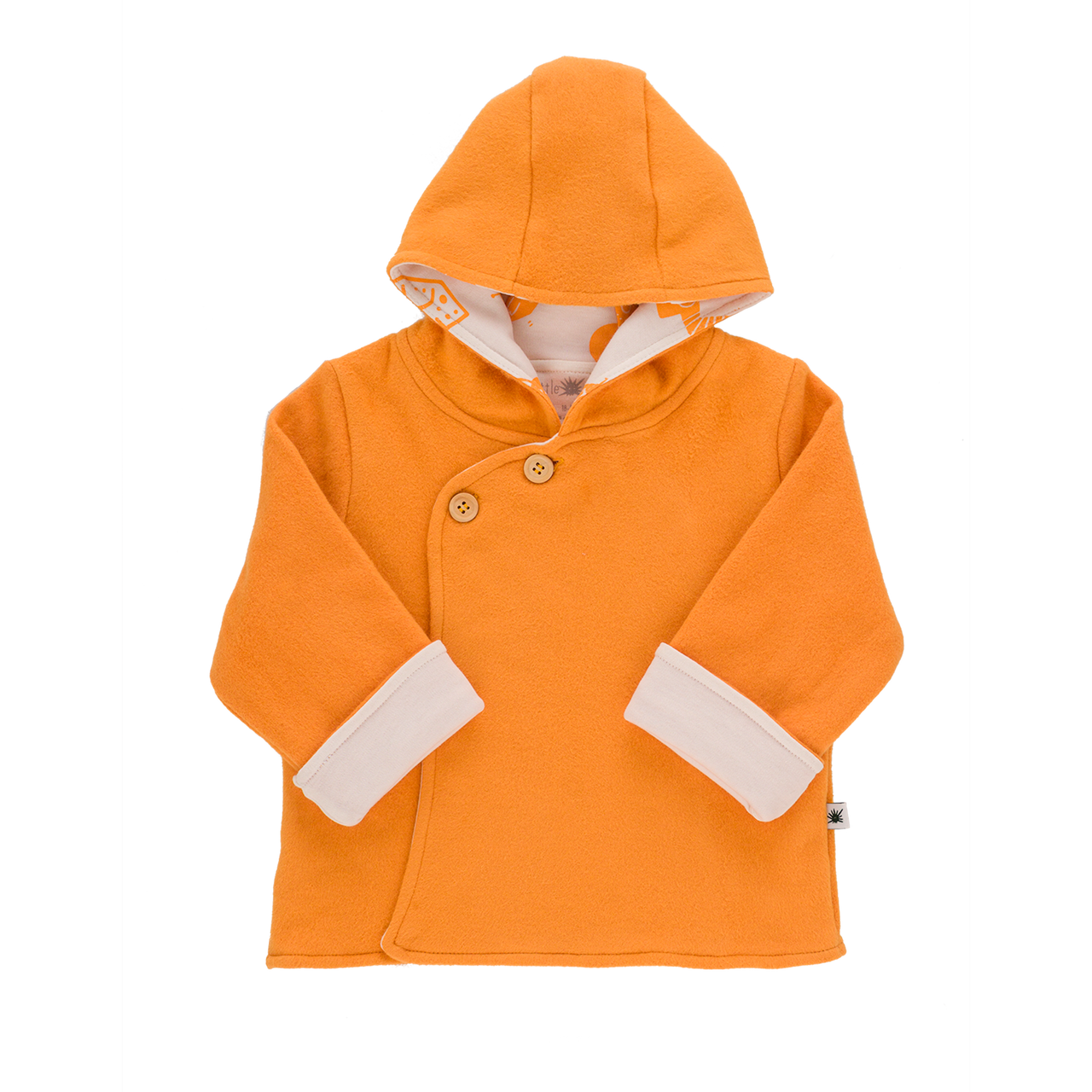 "Cozy" Polar Fleece Double Layer Jacket - Orange