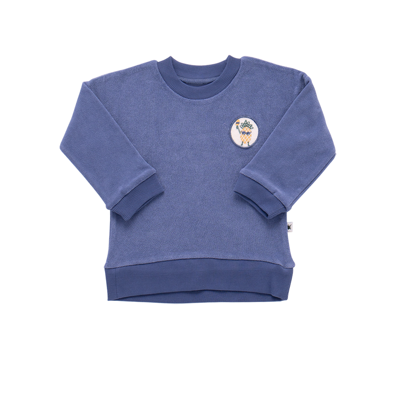 "Grow" Terry Towel Sweatshirt - Lavender Blue