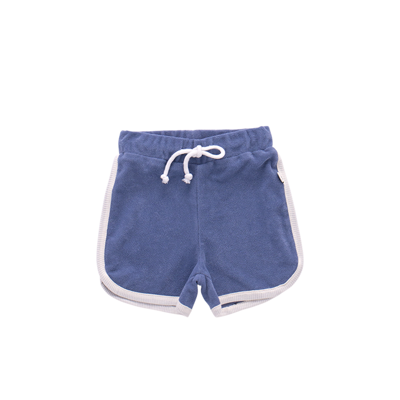 "Run" Terry Towel Shorts - Lavender Blue